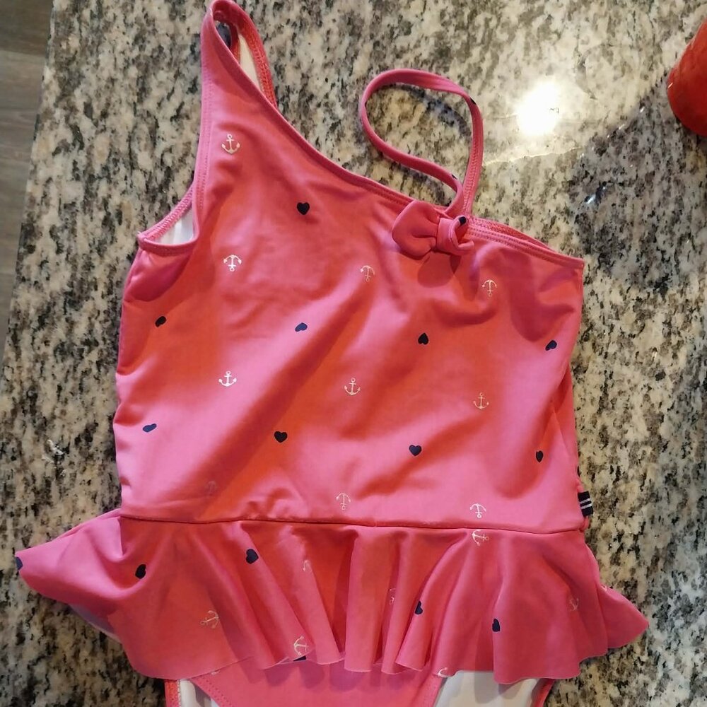 Nautica size 6 girls bathing suit
